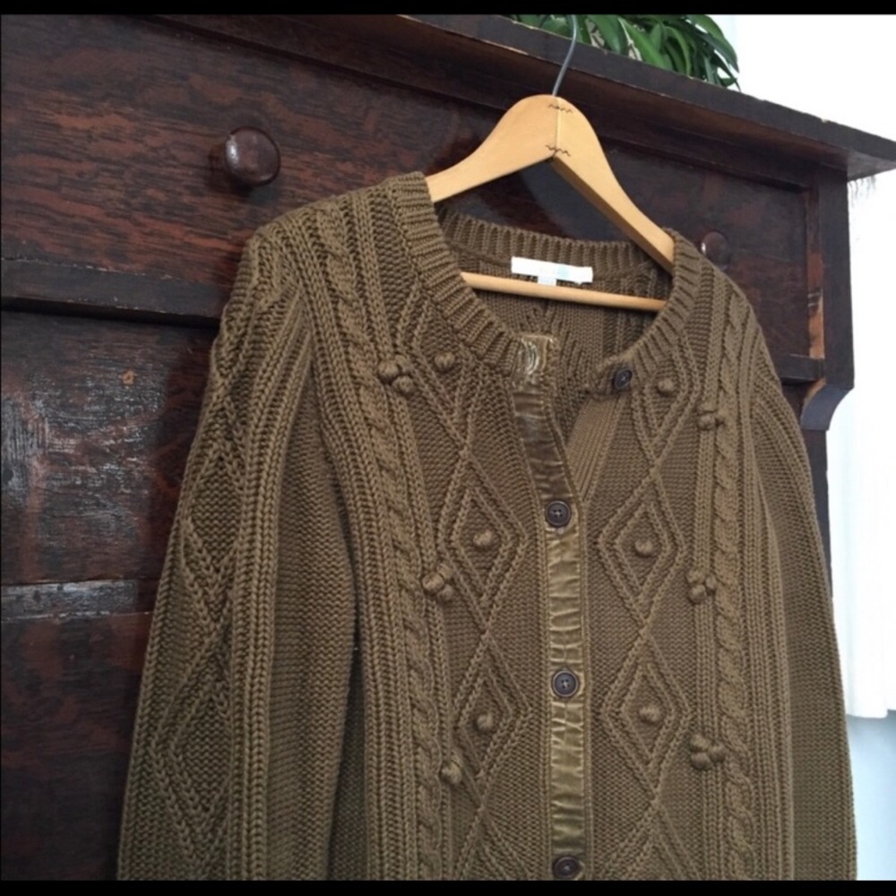 Boden Bobbles Cable Cardigan